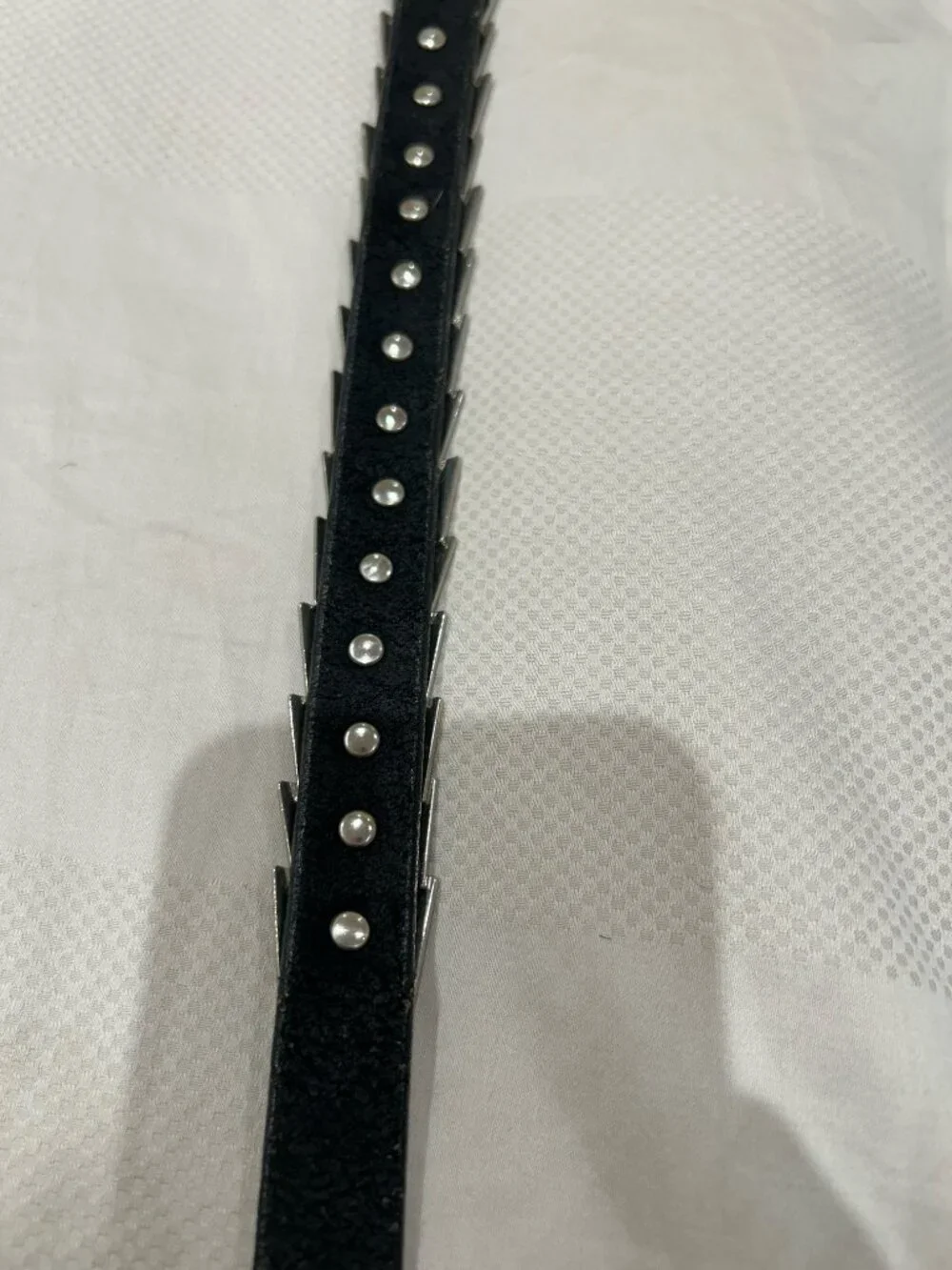 Edgy Metal and Leather Belt